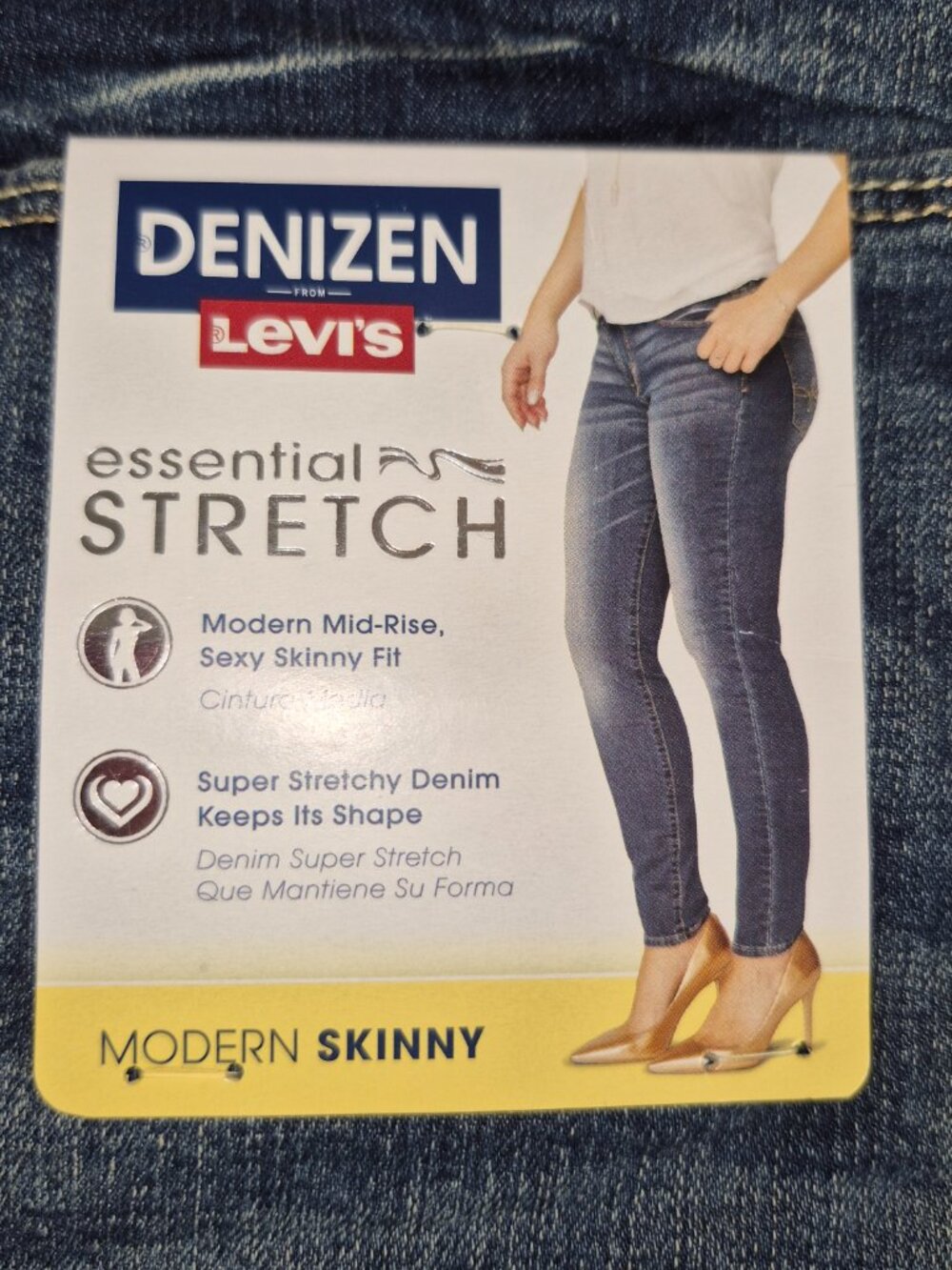 Denizen from Levis Womens Jeans 10S Modern Skinny Stretch Denim Blue - Picture 8 of 12